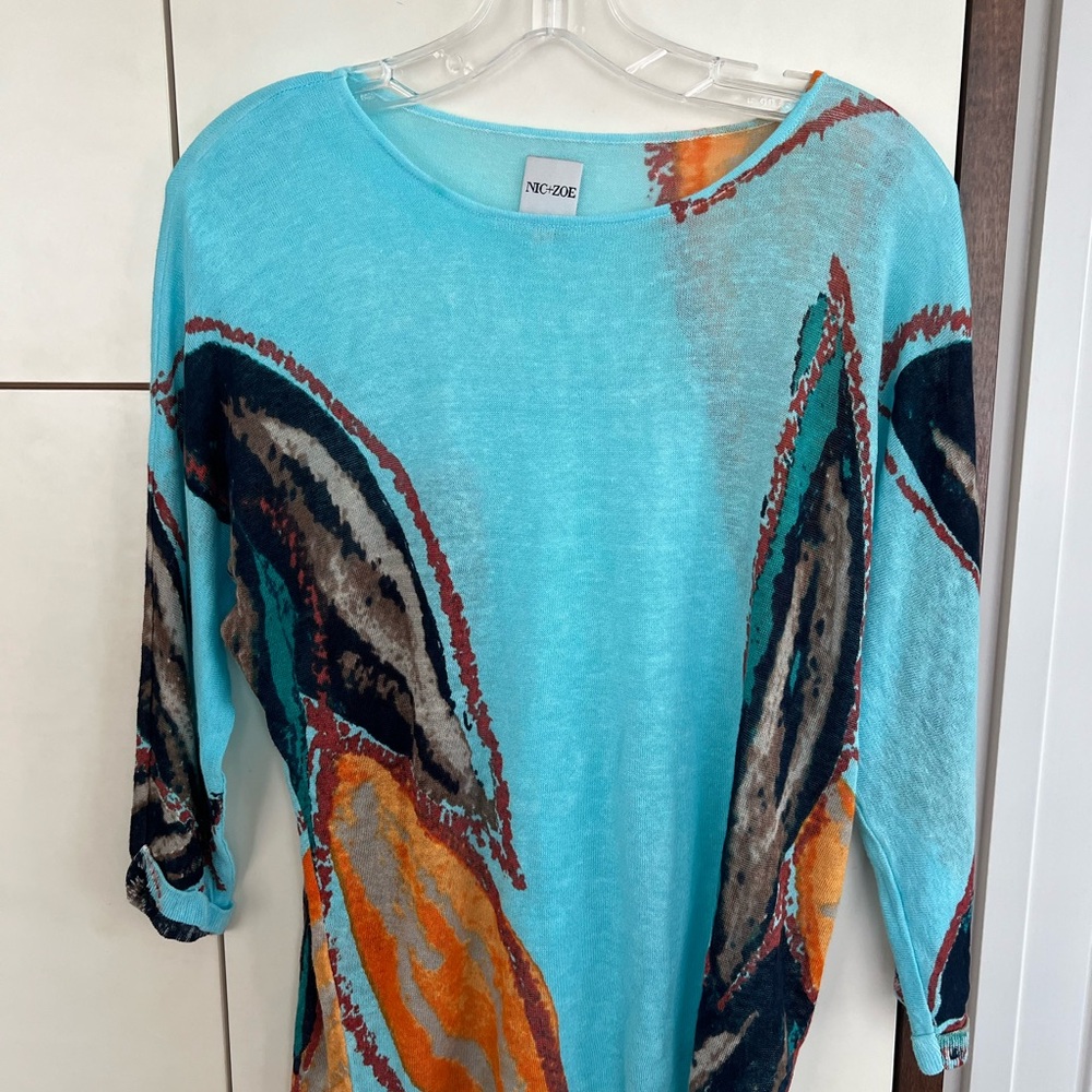 NIC+ZOE Aqua Knit Top
